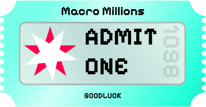 green Macro Millions Ticket
