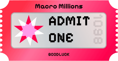 red Macro Millions Ticket